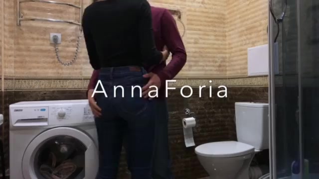 Russian Step Sister Fucked in Laundry Room