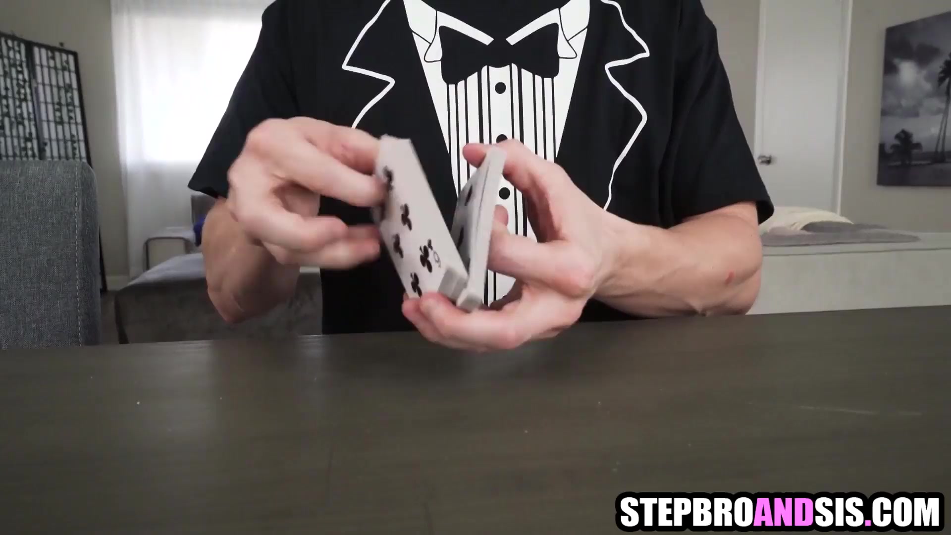 Step sister bribe step brother with sex