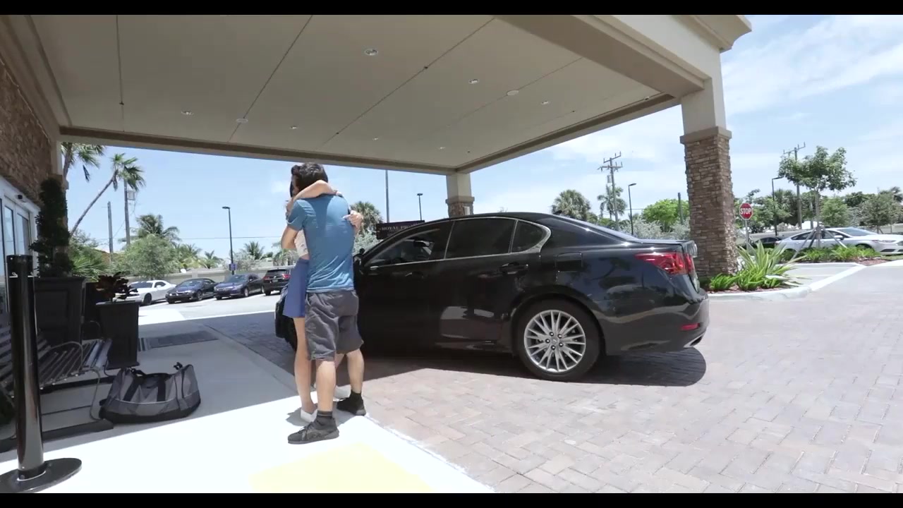 Stepbrother and stepsister helps handjob