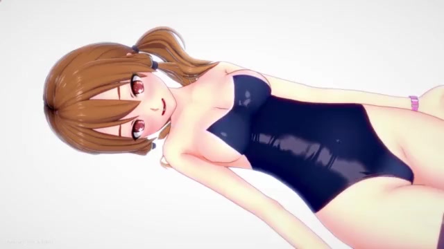 La hermanastra quiere cariño usando su traje de baño