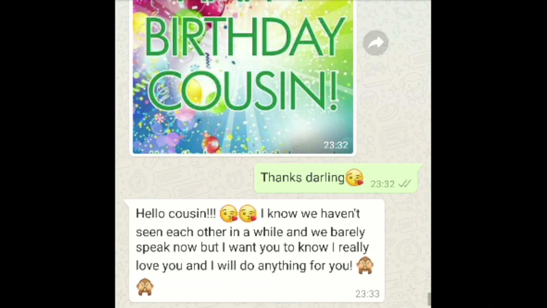 Pregnant cousin asks for help