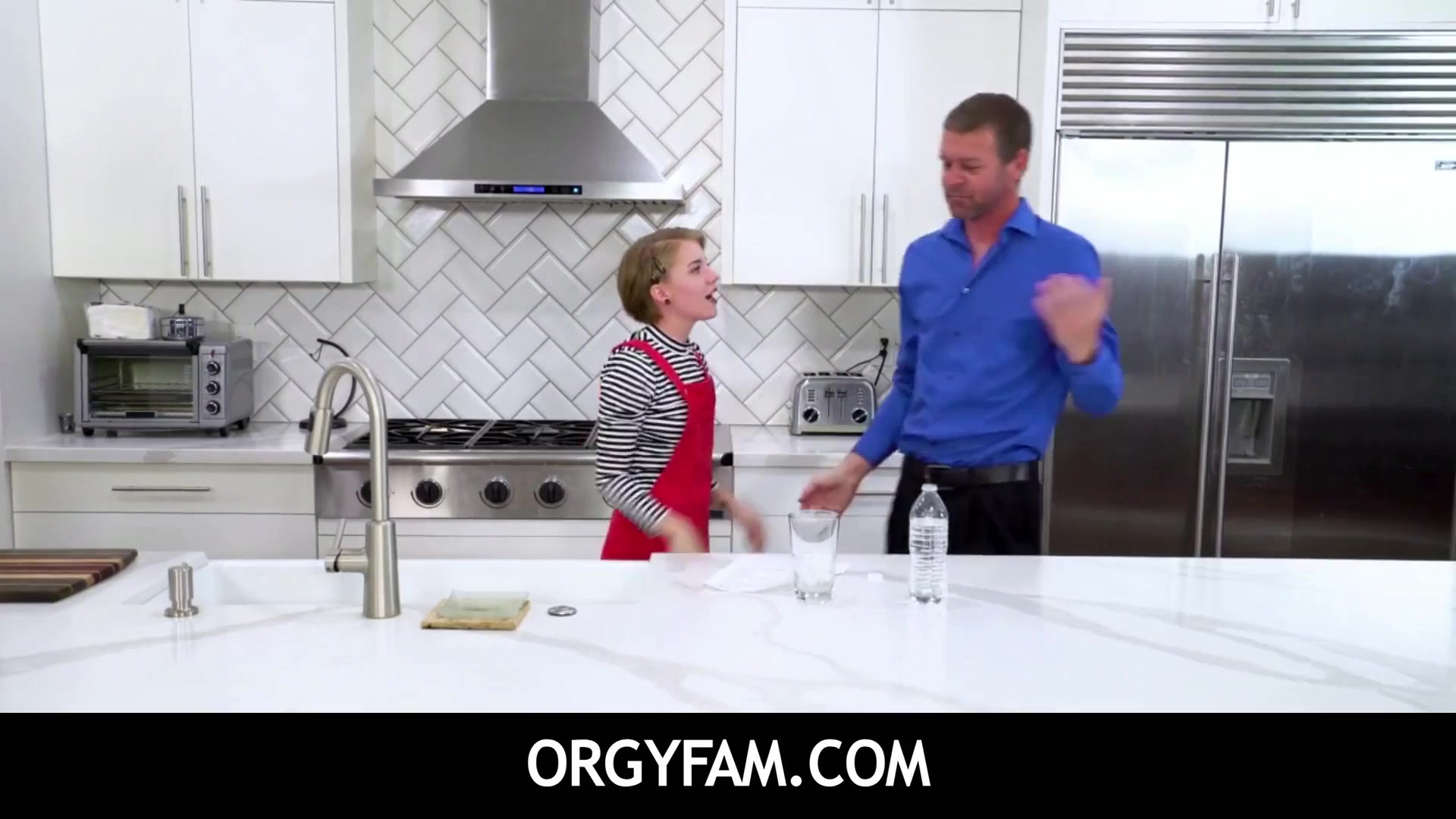 OrgyFam – A teen fingered then fucked by stepdad