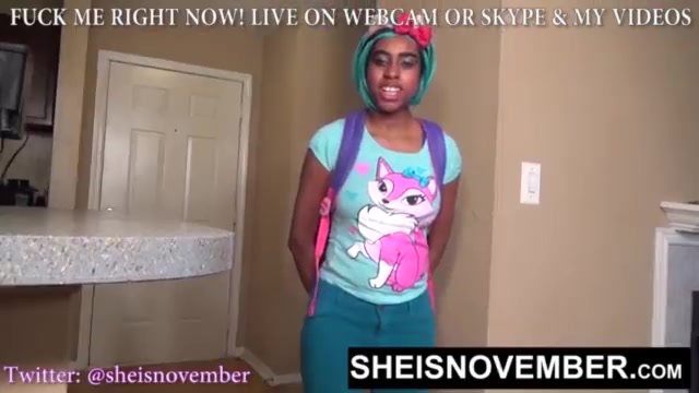 Step Brother Convinces Cute Step Sister Msnovember To Fuck In Kitchen Sex & Head