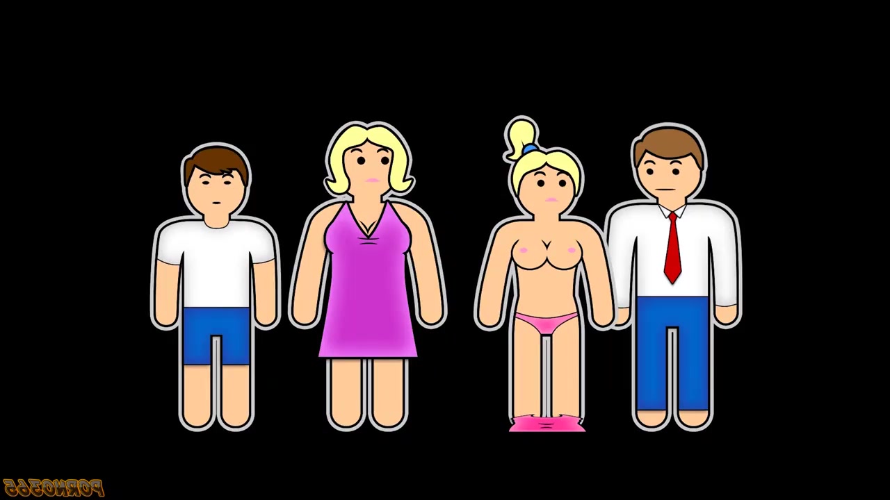 Sex with cute look at her stomach