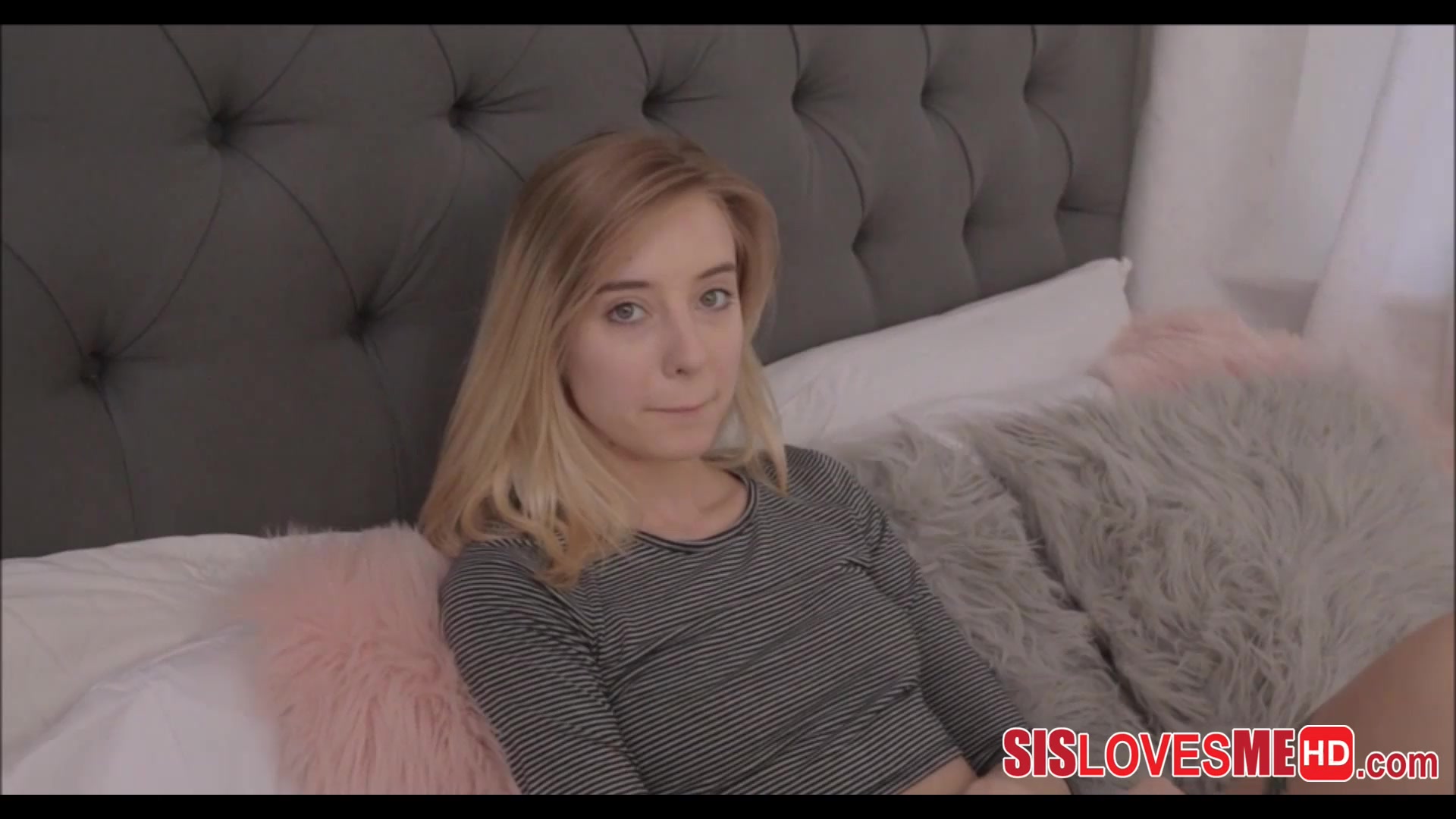 Hot Blonde Tiny Teen Stepsister Gets Bro’s Load In Mouth