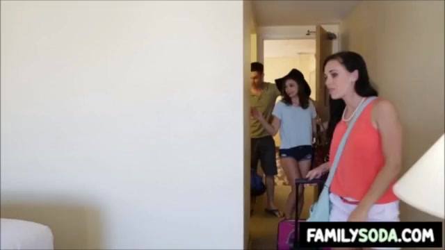 Stepbrother fucks stepsister while stepmom is still in the room