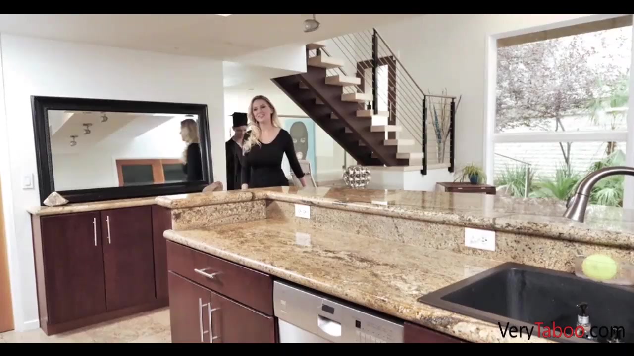 stepMOM gives stepSON a graduation present- Kenzia Taylor