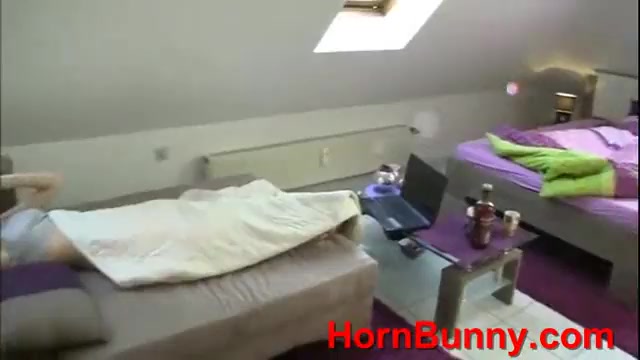 step brother caught sister masturbating