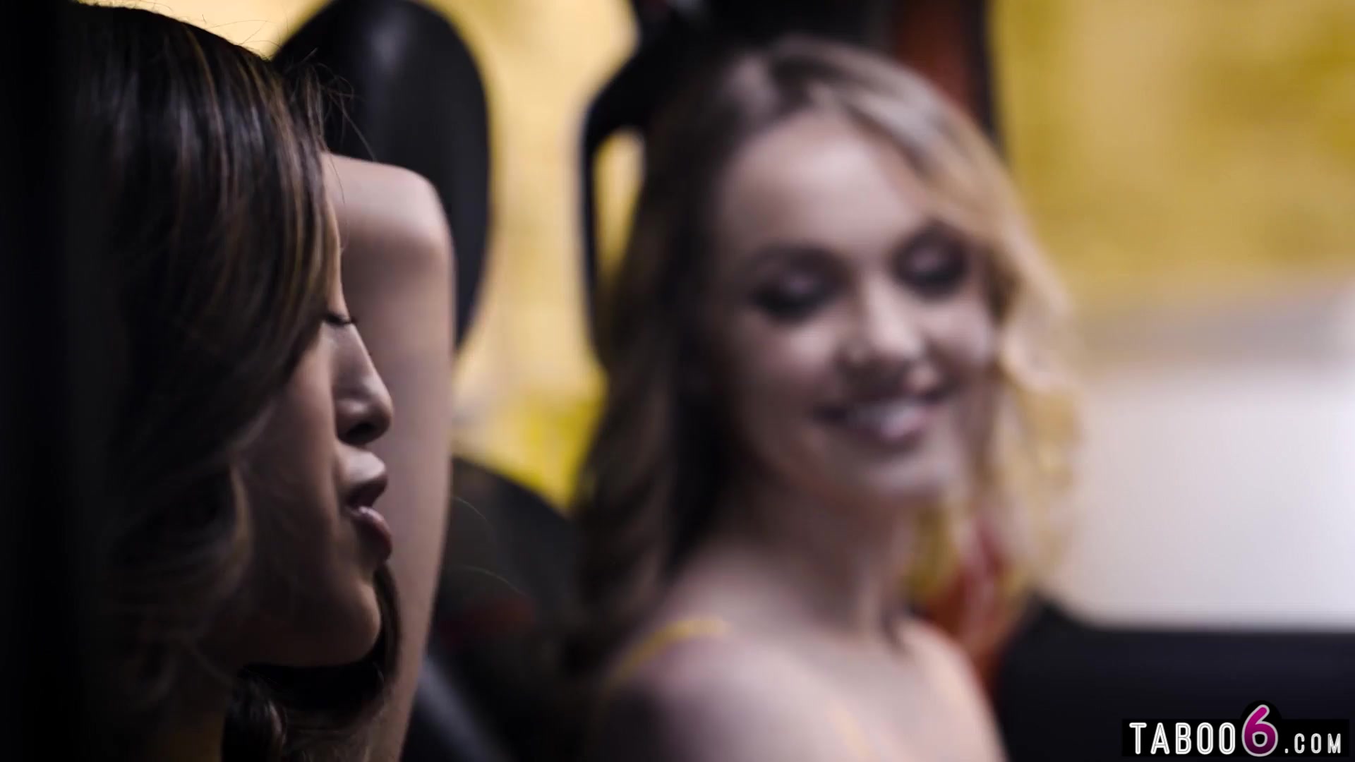 Stepsister teen Nikole Nash fucking next to her Asian BFF Alexia Anders