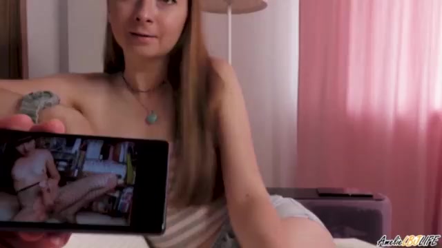 Fucked StepSister Not To Tell Parents That She Is Filming Porn