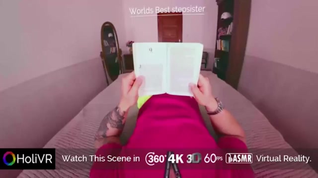 [HoliVR] World Best Stepsister Midnight Blowjob   360 VR Porn