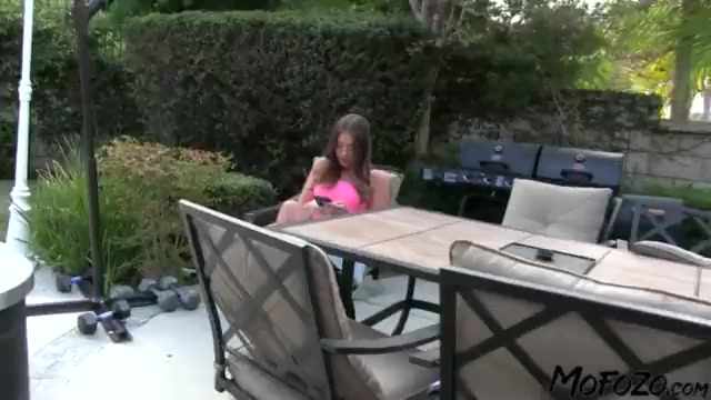 MOFOZO.com – Brunette Step Sister Enjoys The Doggy Style Position