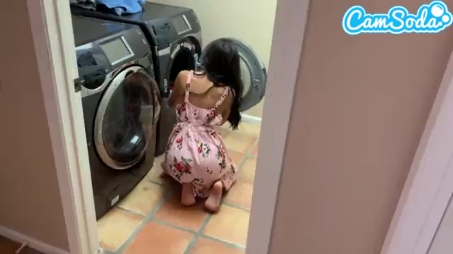 Fucked my step-sister while doing laundry