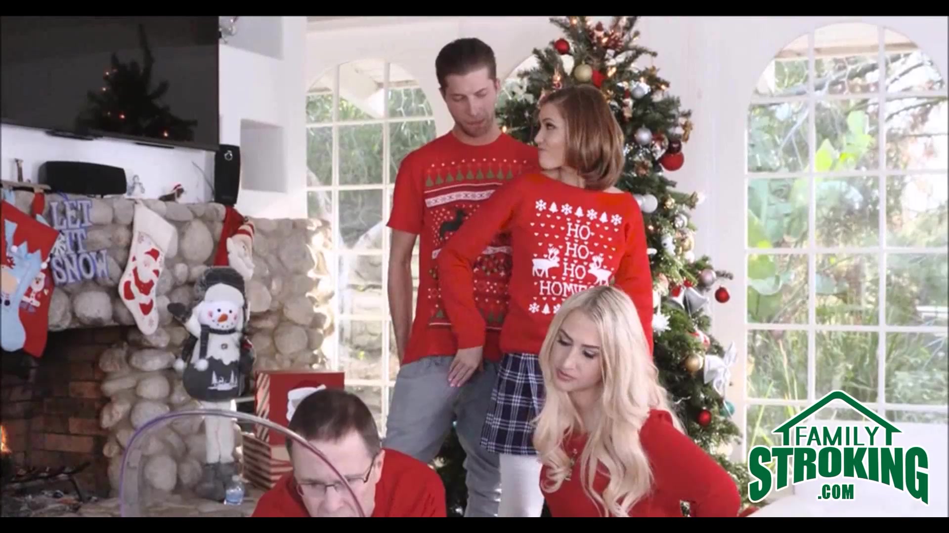 StepBrother Fucks StepSister During Christmas