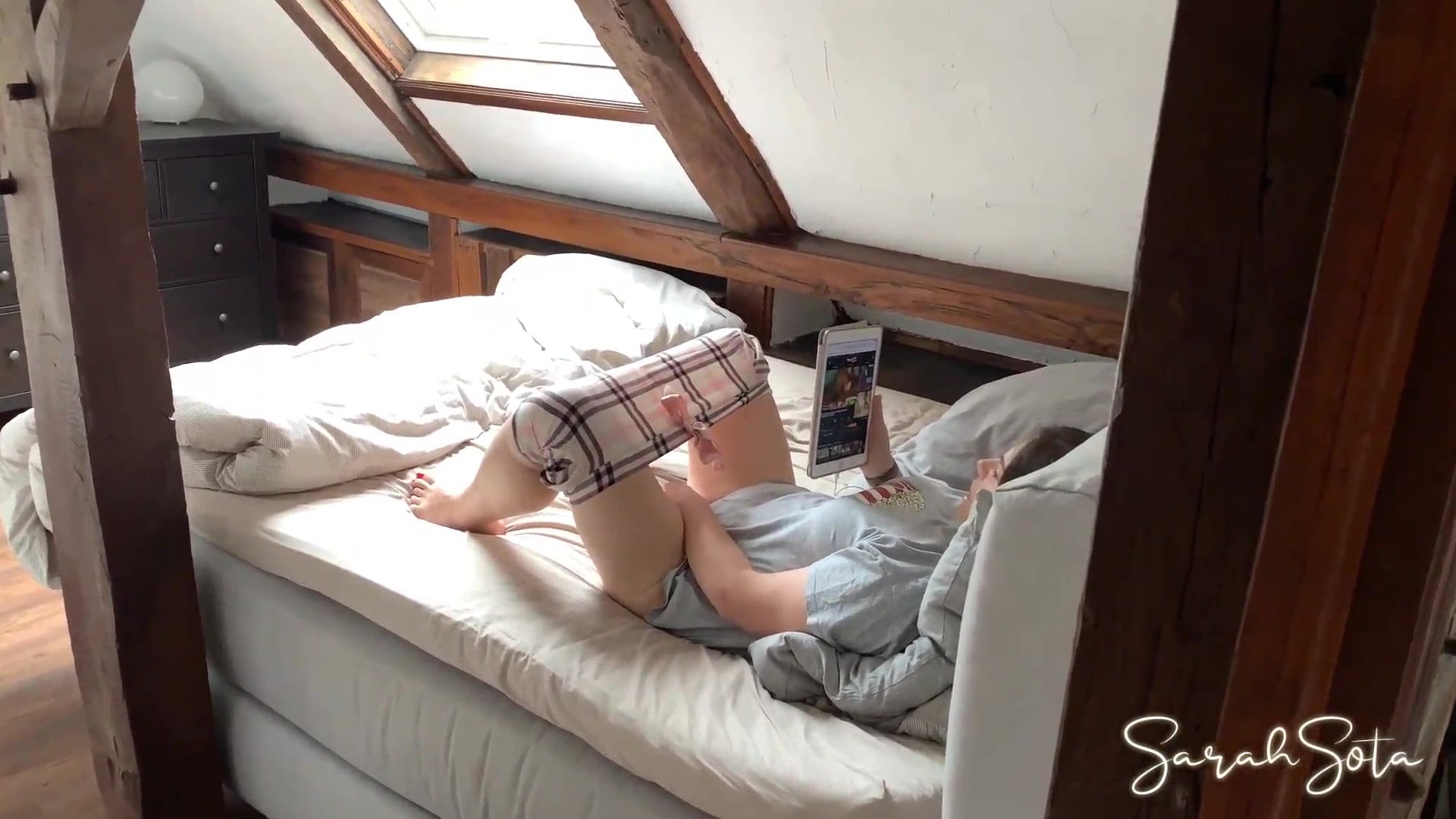 Step sister caught masturbating – she begged me not tell our parents – so I fucked her