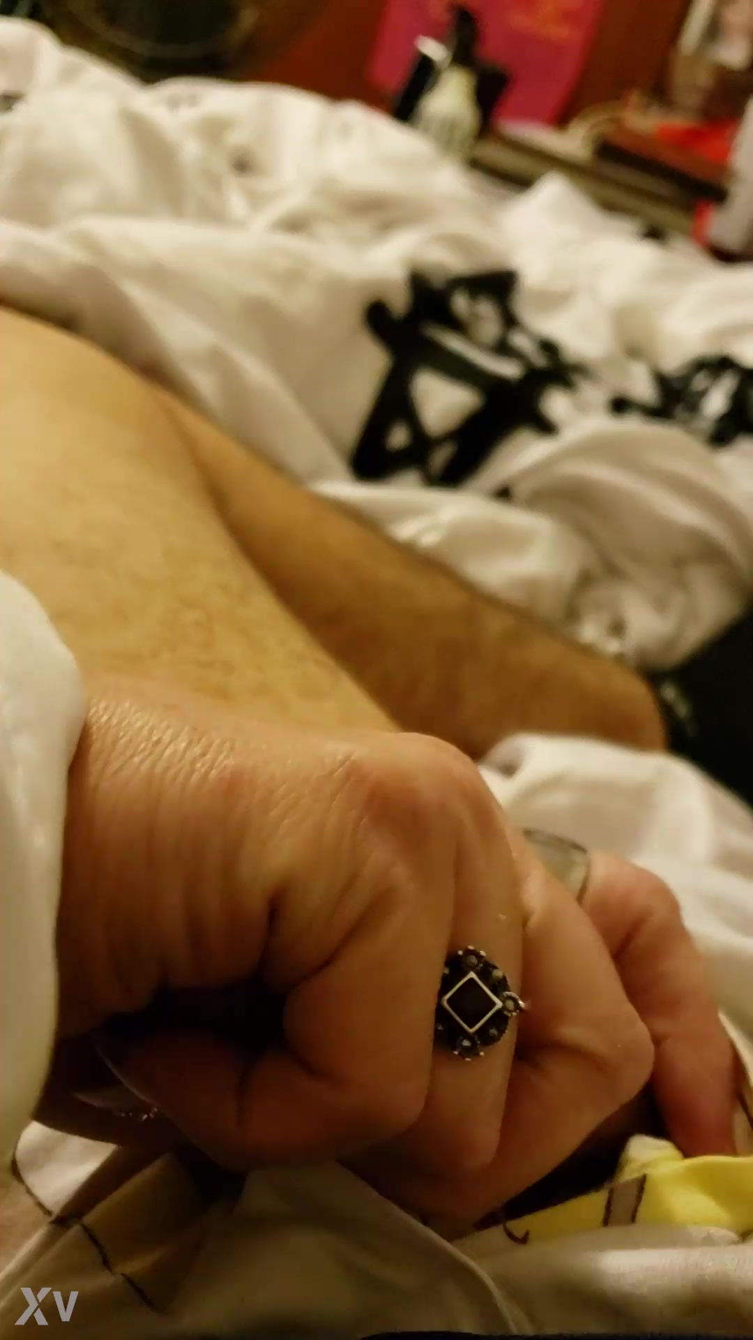 Public Handjob From Slutty Sister