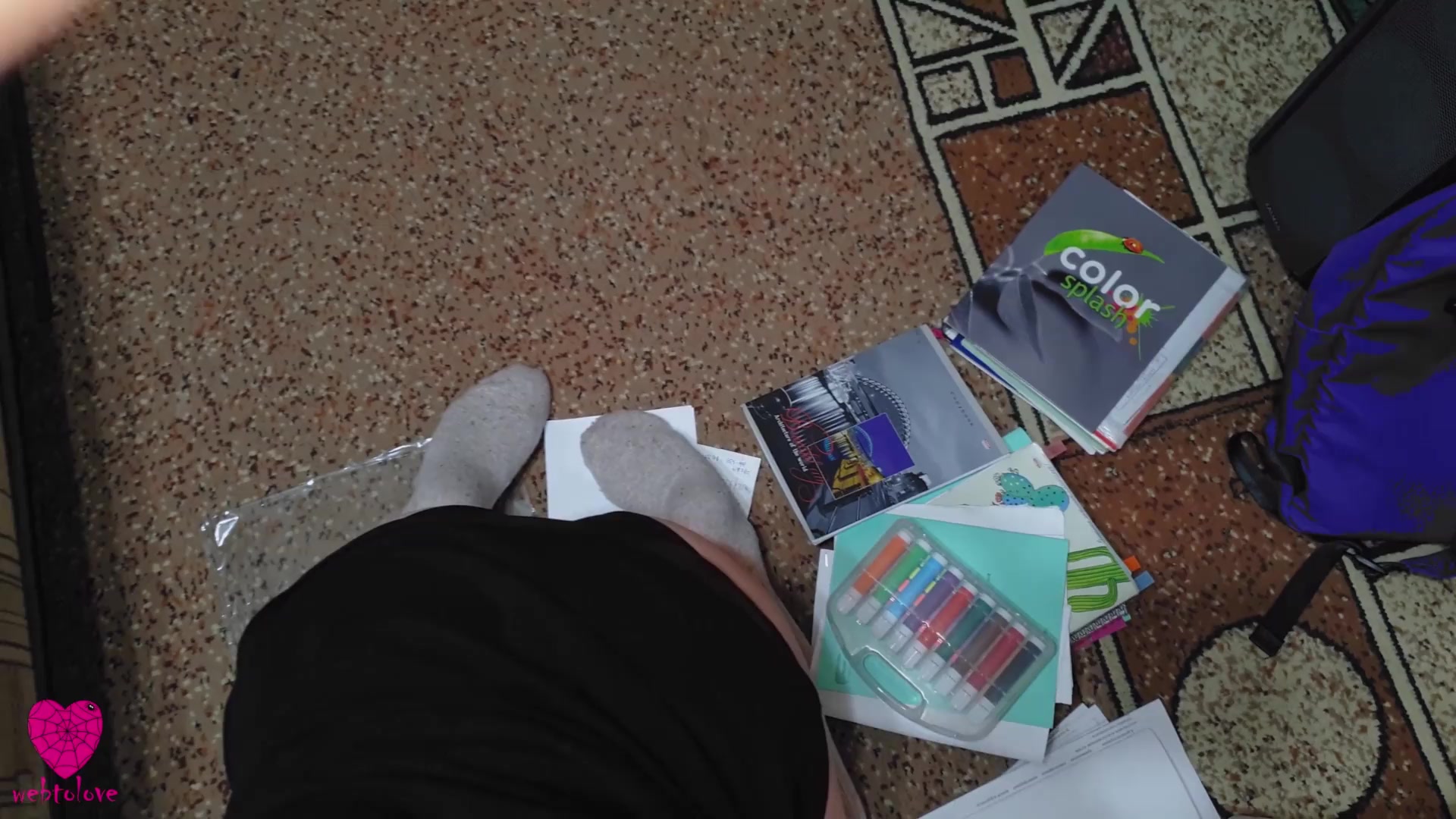 Teaching my step sister to give a passionate sloppy throat blowjob instead of homework when she comes home