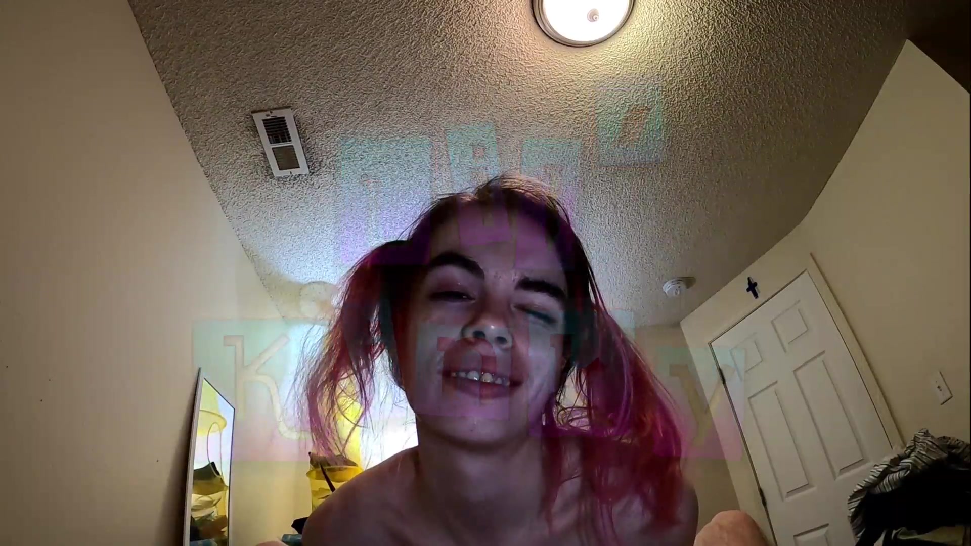 Lil Kinky Doll learning to FUCK DADDY in AMAZON POSITION