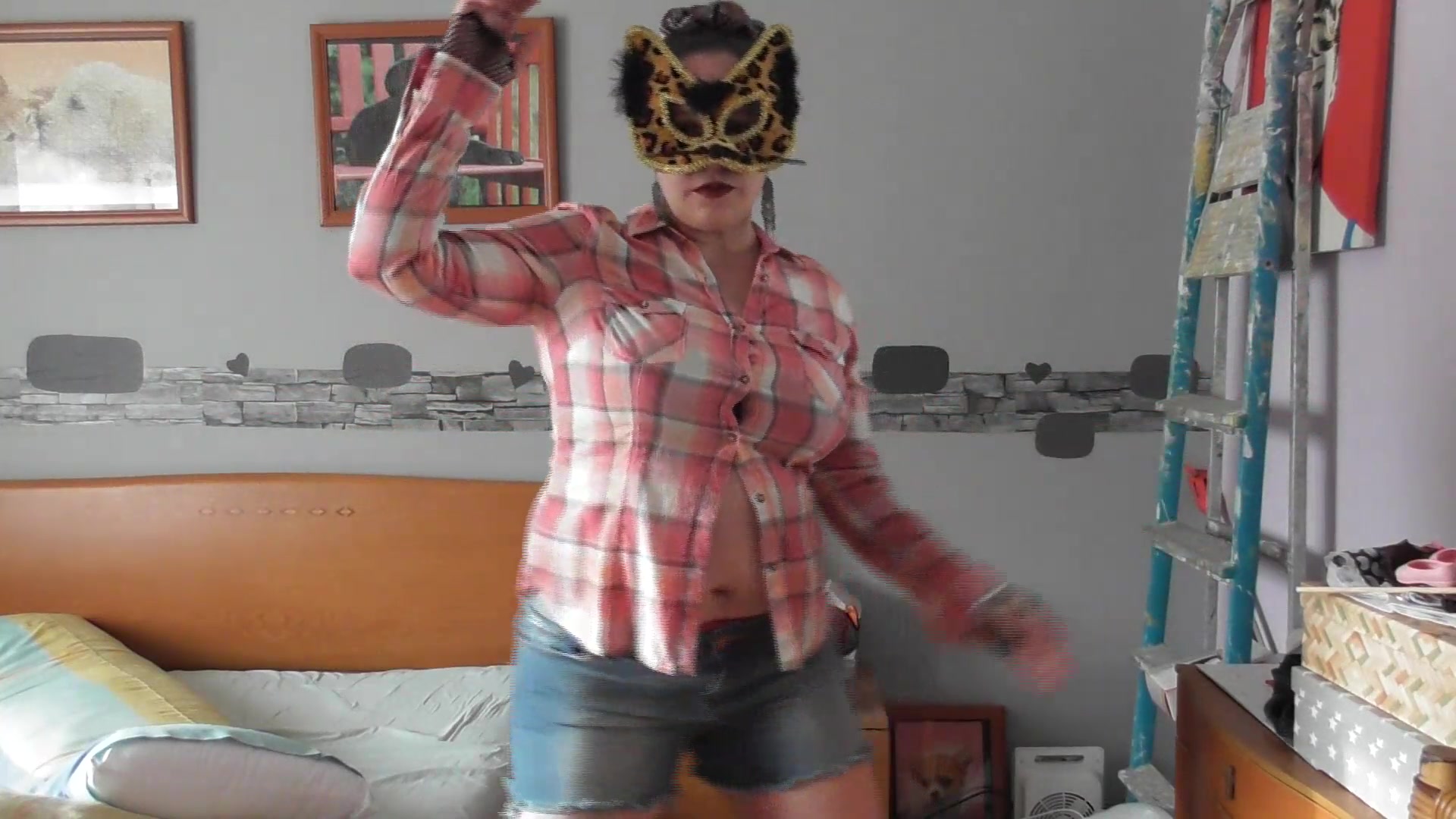 My busty stepsister likes to get me horny