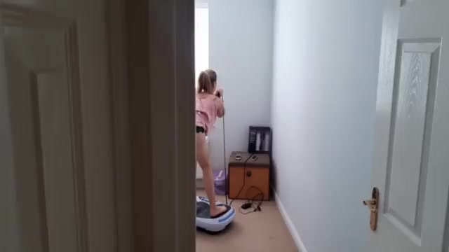 Hidden Cam – Step Sister gym and next fuck hard