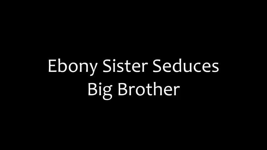 Ebony Step Sister Seduces her Brother – Family Therapy