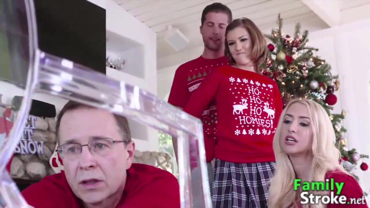 Shameless Stepsister with Stepbrother Xmas: Full Vids FamilyStroke