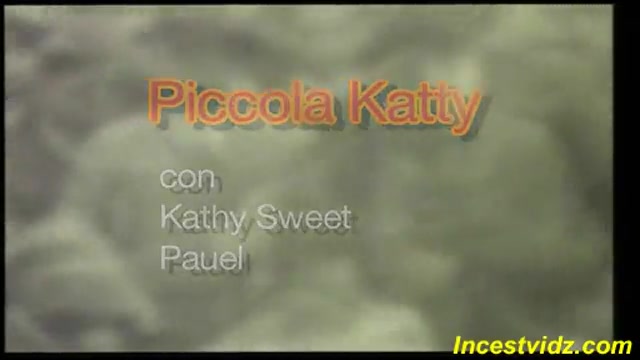 Cute blonde step s with father