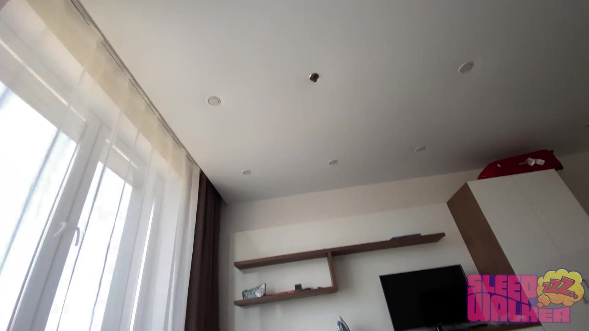 WOKE UP STEPSISTER AND ACCIDENTALLY CUM INSIDE HER