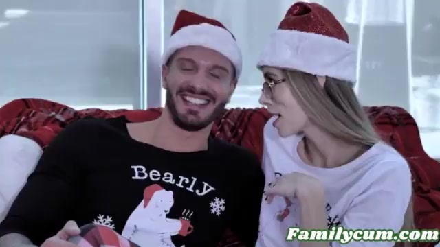 Step Sister Gets Fucked on Christmas By Her Brother